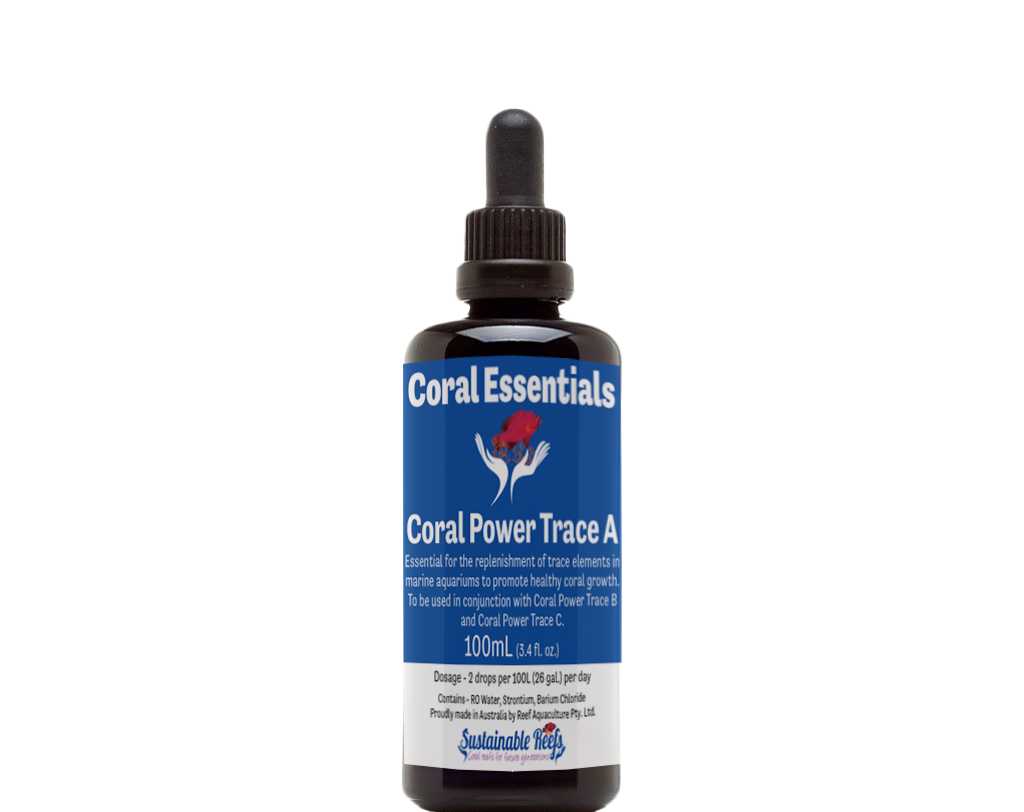 CORAL ESSENTIALS - CORAL POWER TRACE A 100ML CORAL ESSENTIALS - CORAL POWER TRACE A 100ML Pet Supplies CORAL ESSENTIALS - CORAL POWER TRACE A 100ML Zeo Box Reef Aquaculture