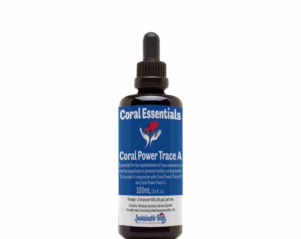 CORAL ESSENTIALS - CORAL POWER TRACE A 100ML CORAL ESSENTIALS - CORAL POWER TRACE A 100ML Pet Supplies CORAL ESSENTIALS - CORAL POWER TRACE A 100ML Zeo Box Reef Aquaculture