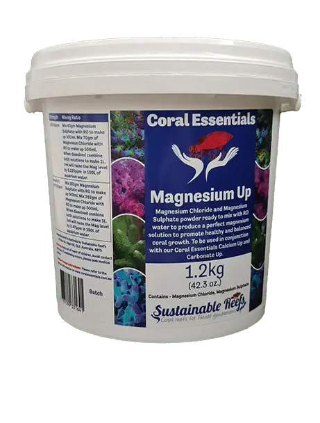 CORAL ESSENTIALS - MAGNESIUM UP 1.2KG CORAL ESSENTIALS - MAGNESIUM UP 1.2KG Pet Supplies CORAL ESSENTIALS - MAGNESIUM UP 1.2KG Zeo Box Reef Aquaculture