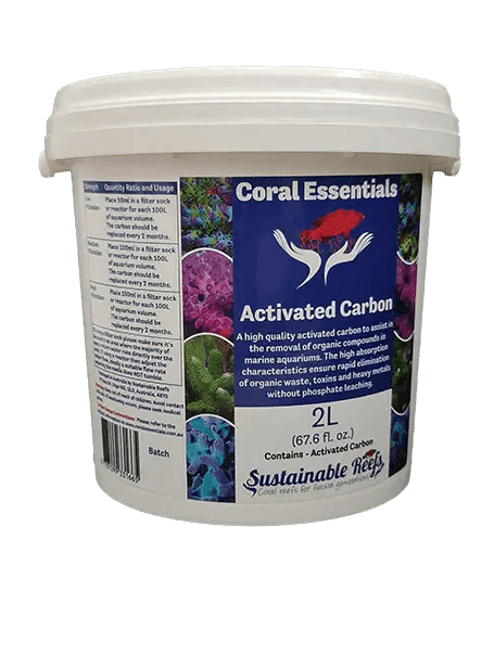 CORAL ESSENTIALS ADVANCED CARBON 2L CORAL ESSENTIALS ADVANCED CARBON 2L Pet Supplies CORAL ESSENTIALS ADVANCED CARBON 2L Zeo Box Reef Aquaculture