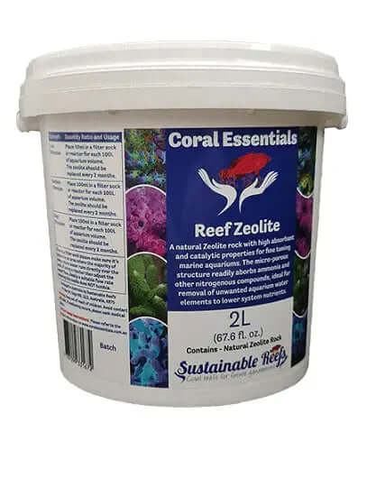 CORAL ESSENTIALS ADVANCED REEF ZEOLITE 2L CORAL ESSENTIALS ADVANCED REEF ZEOLITE 2L Pet Supplies CORAL ESSENTIALS ADVANCED REEF ZEOLITE 2L Zeo Box Reef Aquaculture