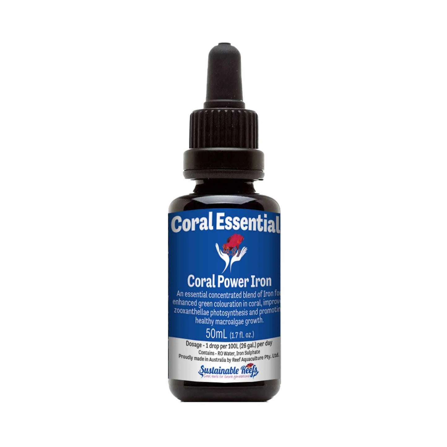 Coral Essentials Iron 50ml Coral Essentials Iron 50ml Pet Supplies Coral Essentials Iron 50ml Zeo Box Reef Aquaculture
