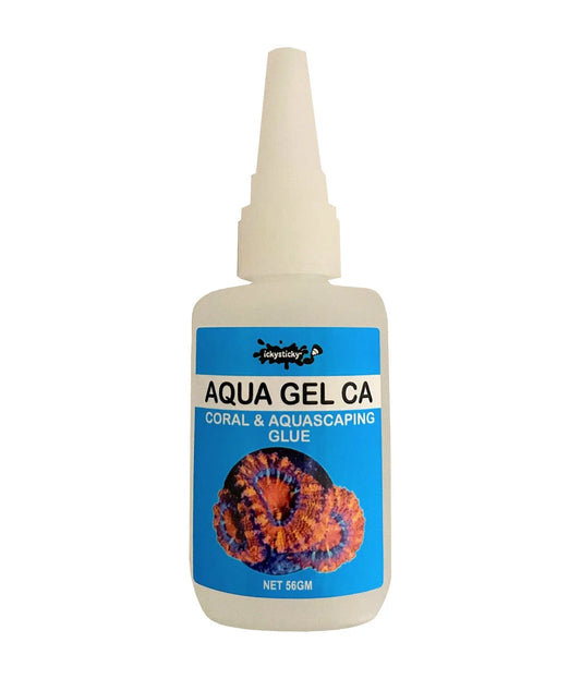 Coral Glue - Icky Sticky AQUA GEL CA 56GM CORAL GLUE Coral Glue - Icky Sticky AQUA GEL CA 56GM CORAL GLUE glue Coral Glue - Icky Sticky AQUA GEL CA 56GM CORAL GLUE Zeo Box Reef Aquaculture