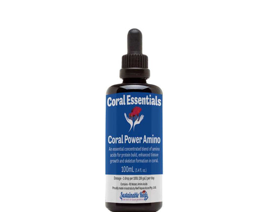 CORAL ESSENTIALS - CORAL POWER AMINO 100ML CORAL ESSENTIALS - CORAL POWER AMINO 100ML Pet Supplies CORAL ESSENTIALS - CORAL POWER AMINO 100ML Zeo Box Reef Aquaculture