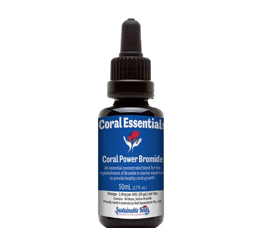 CORAL ESSENTIALS - CORAL POWER BROMIDE 50ML CORAL ESSENTIALS - CORAL POWER BROMIDE 50ML Pet Supplies CORAL ESSENTIALS - CORAL POWER BROMIDE 50ML Zeo Box Reef Aquaculture