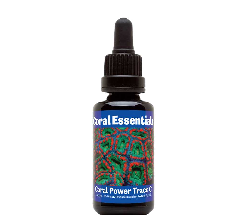 CORAL ESSENTIALS - CORAL POWER TRACE C 50ML CORAL ESSENTIALS - CORAL POWER TRACE C 50ML Pet Supplies CORAL ESSENTIALS - CORAL POWER TRACE C 50ML Zeo Box Reef Aquaculture