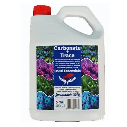 CORAL ESSENTIALS CARBONATE + TRACE 2.75L CORAL ESSENTIALS CARBONATE + TRACE 2.75L Pet Supplies CORAL ESSENTIALS CARBONATE + TRACE 2.75L Zeo Box Reef Aquaculture