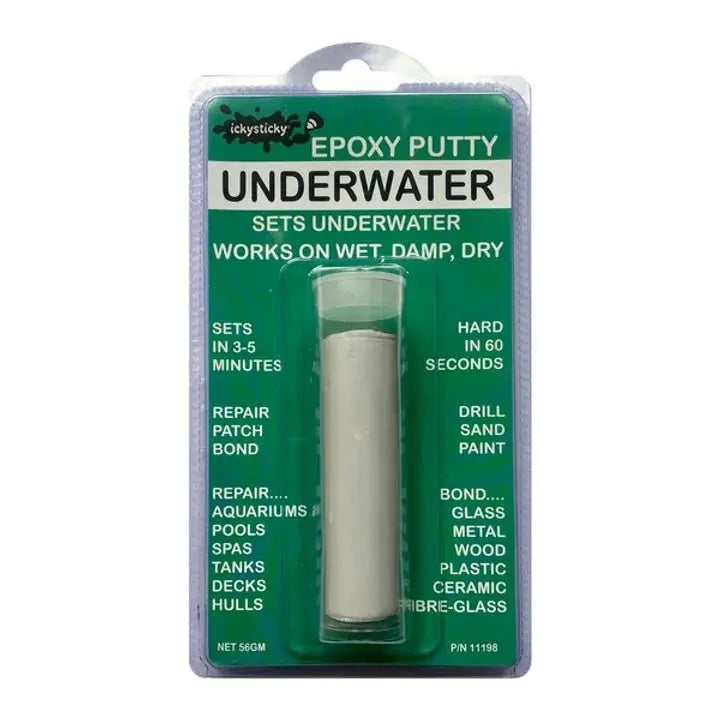 ICKY STICKY UNDERWATER EPOXY PUTTY 56GM ICKY STICKY UNDERWATER EPOXY PUTTY 56GM glue ICKY STICKY UNDERWATER EPOXY PUTTY 56GM Zeo Box Reef Aquaculture